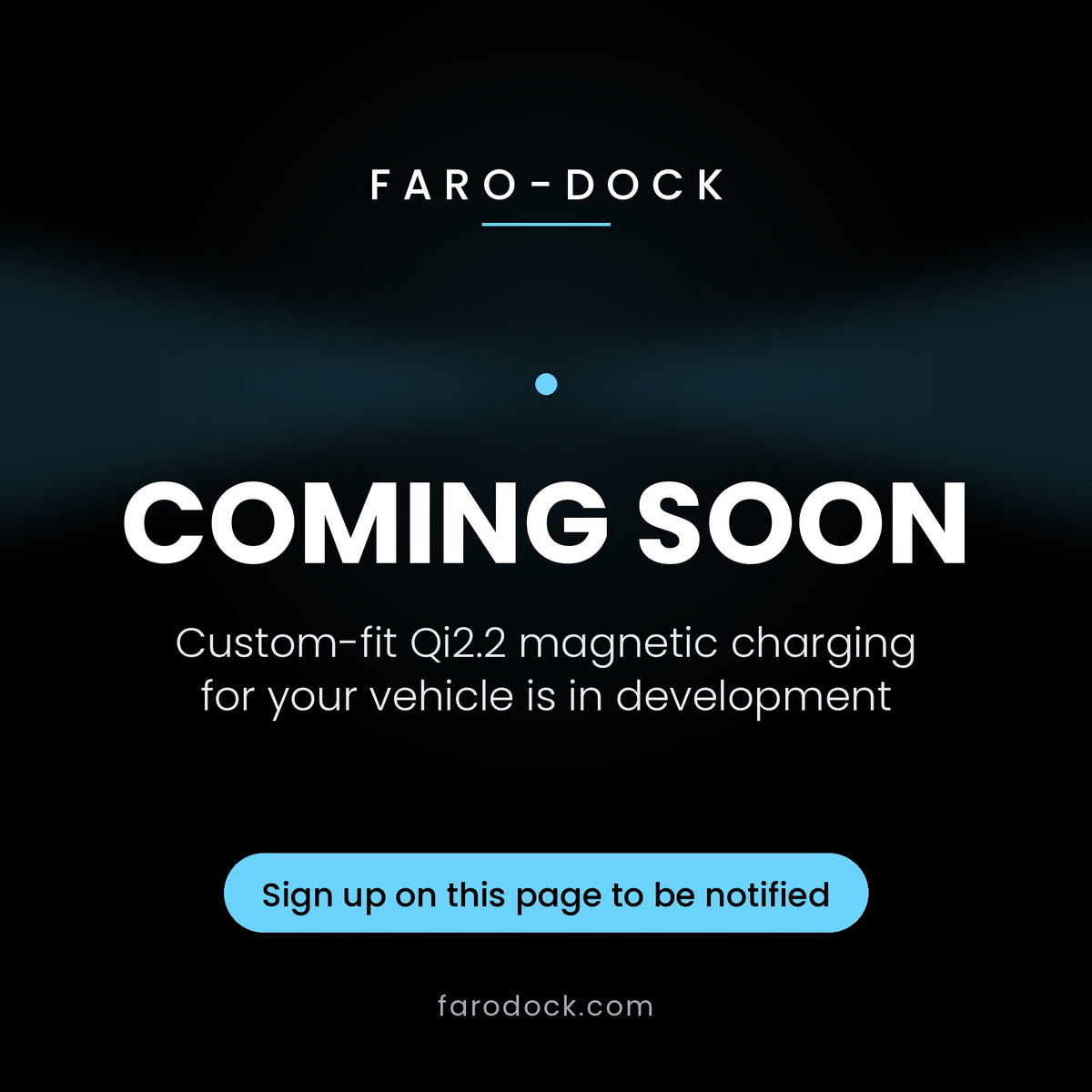 Faro-Dock Wireless Charger for Kia Seltos 2027+